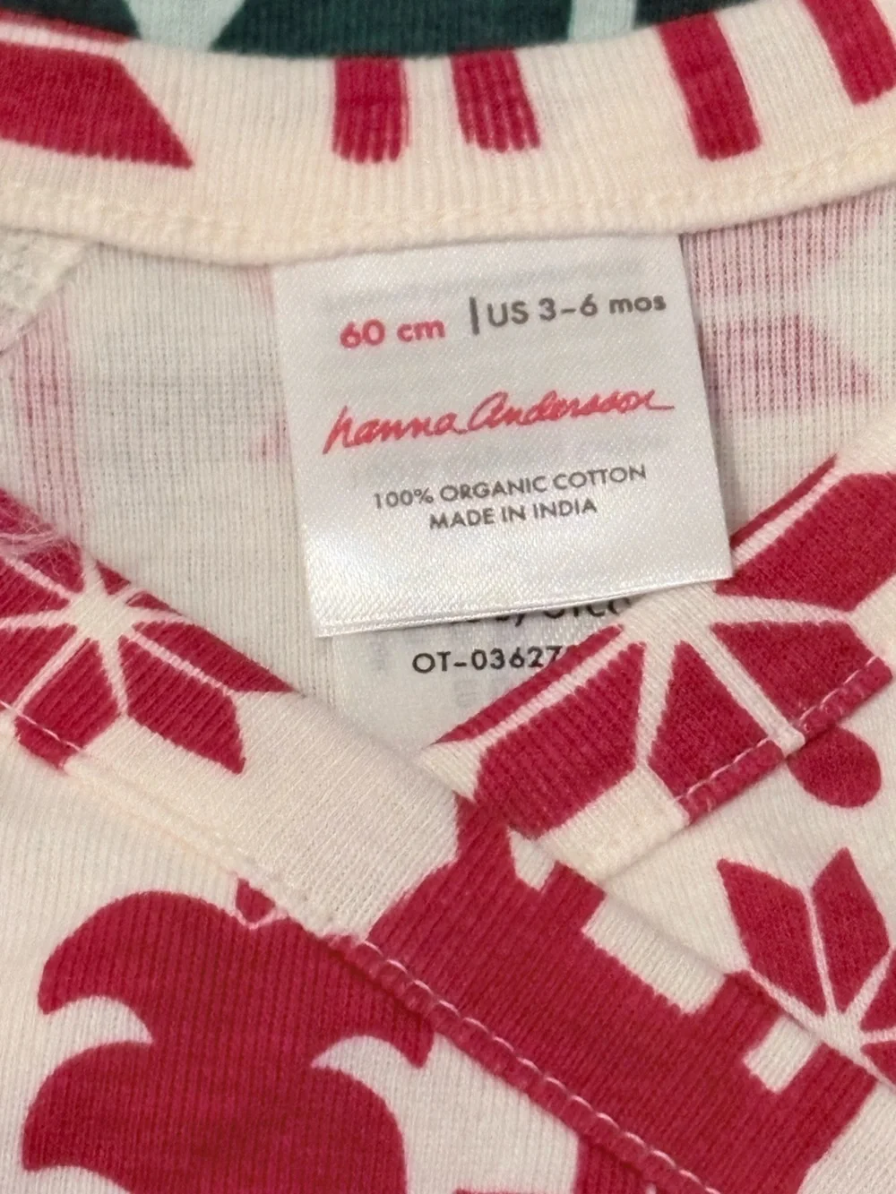 Hanna Andersson Lot 2 Snap Wrap Onesies Shirts Dear Deer Winter Trees 60 3 6 Mos